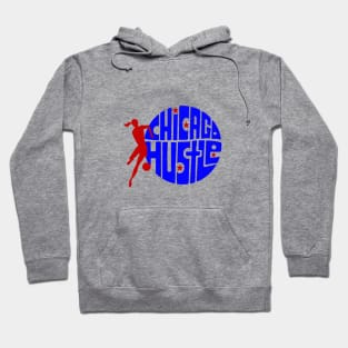 Vintage Chicago Hustle WBL Basketball Hoodie